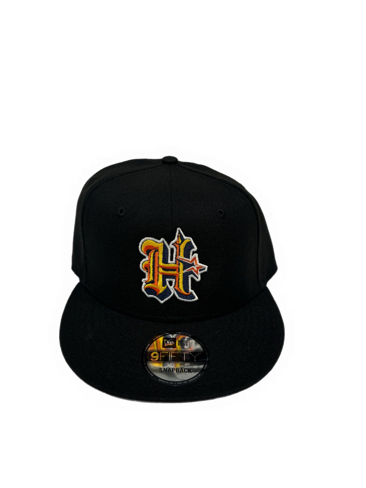 New Era Snap Back Houston Hat- Yellow