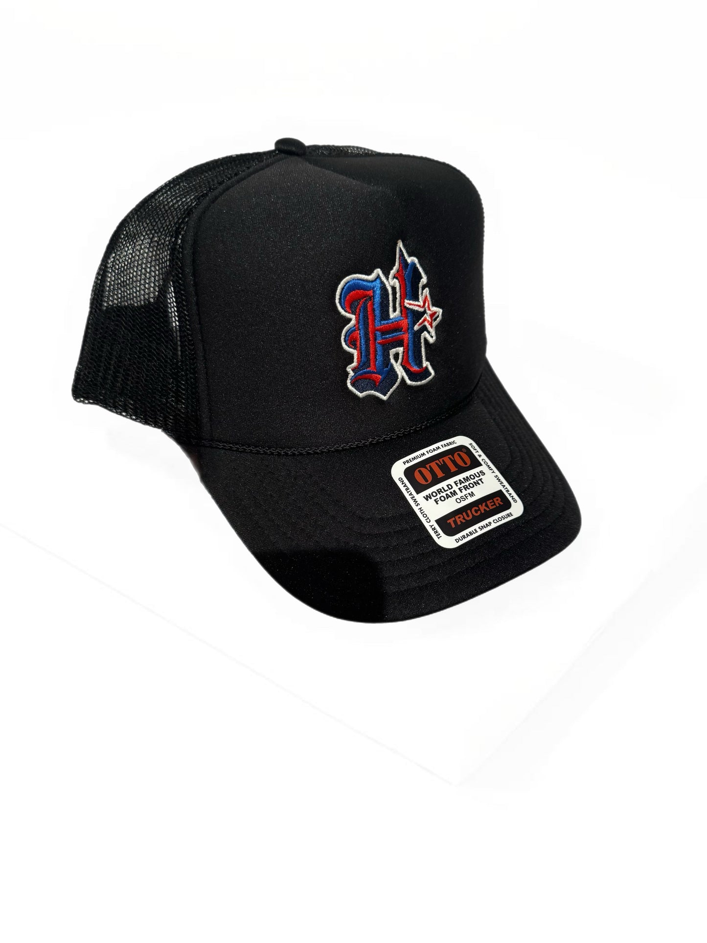 Blue Trucker Hat Snap-Back