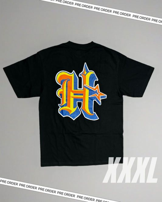 Pre Order yellow/orange black Tee